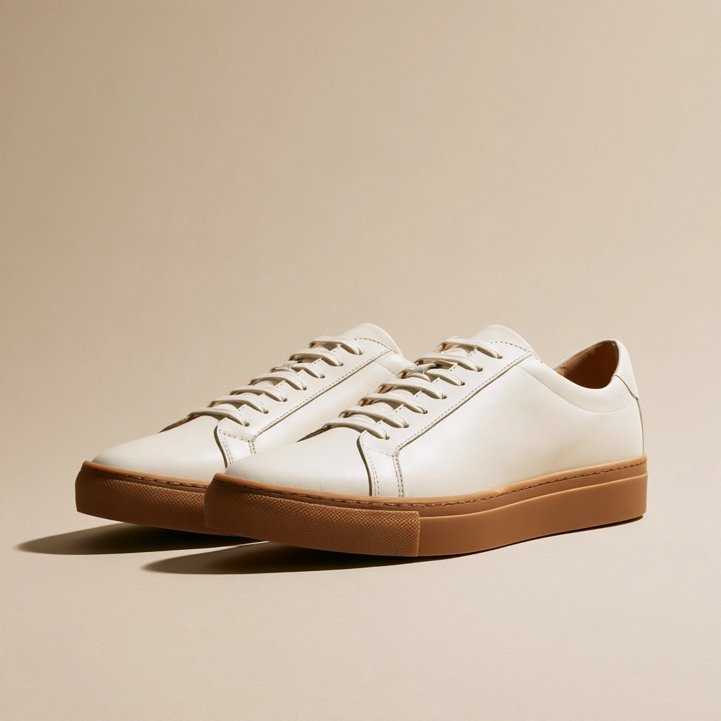 Minimal Leather Sneakers