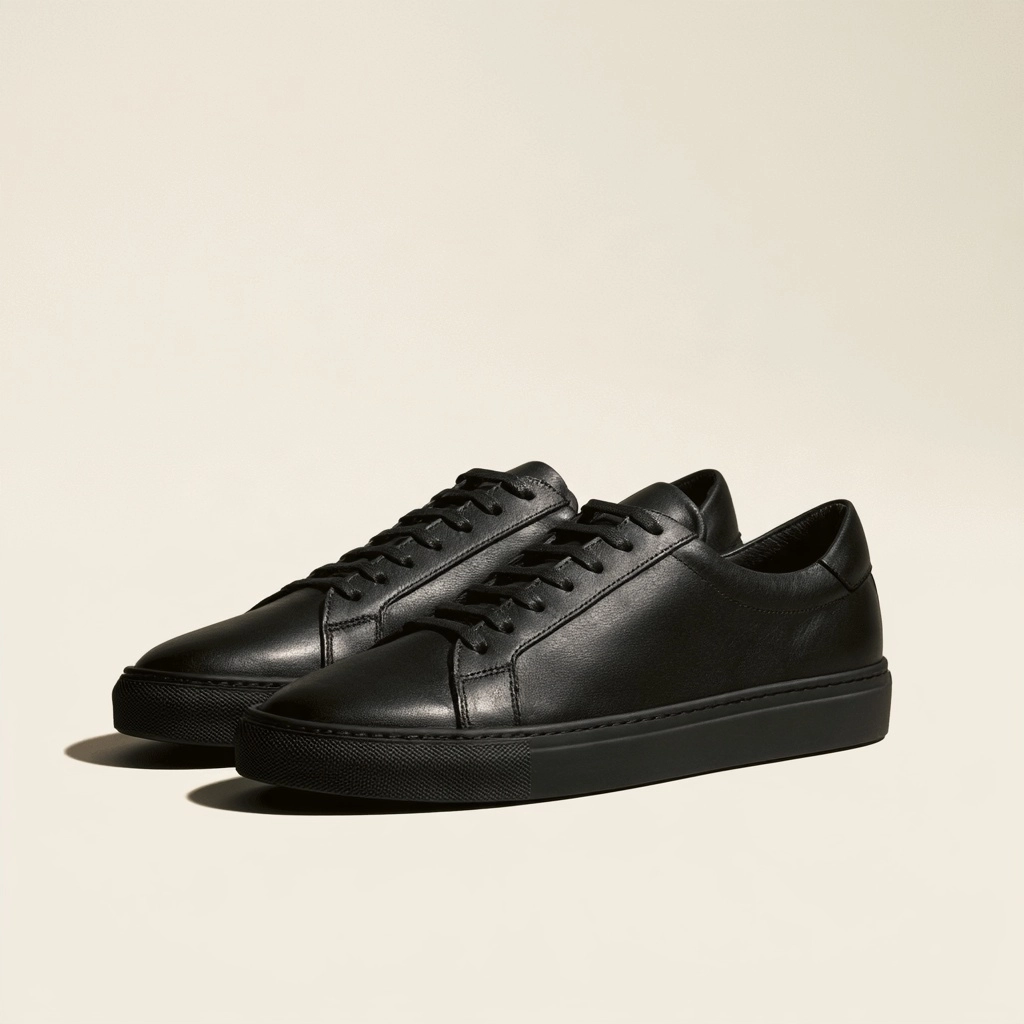Minimal Leather Sneakers