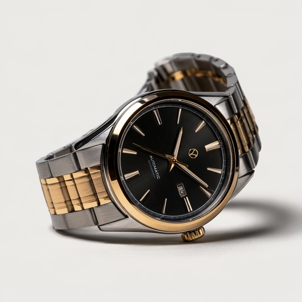 Two-Tone Stainless Steel Watch
