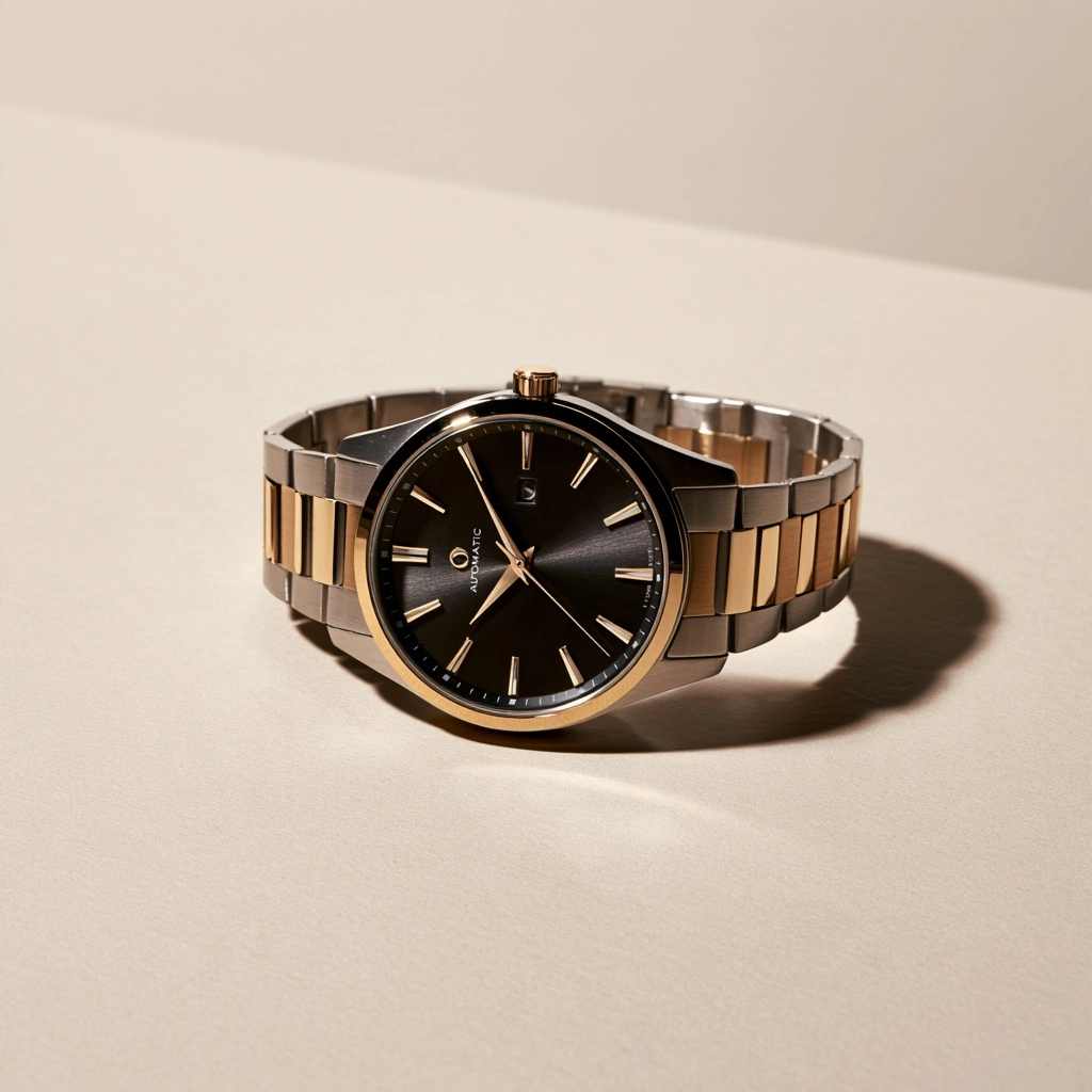 Two-Tone Stainless Steel Watch