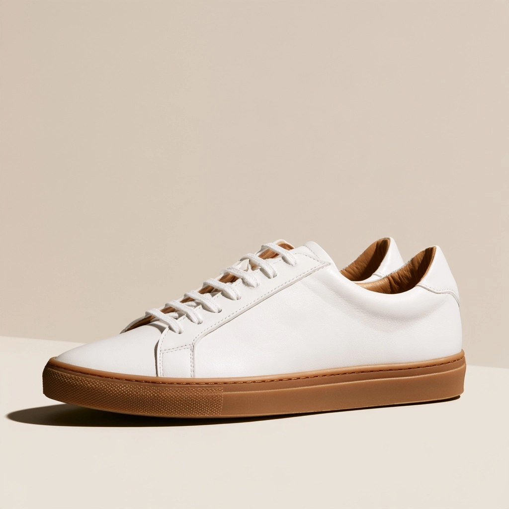 Minimal Leather Sneakers