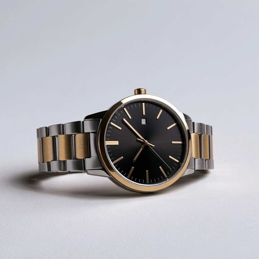 Two-Tone Stainless Steel Watch